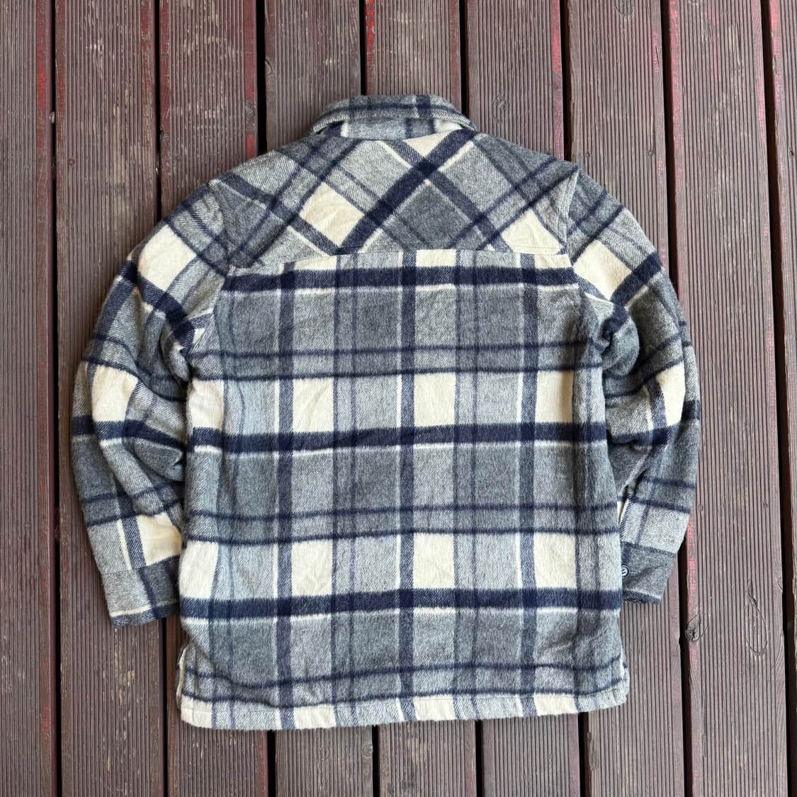 LLBean 양털 울 체크자켓 상품이미지4