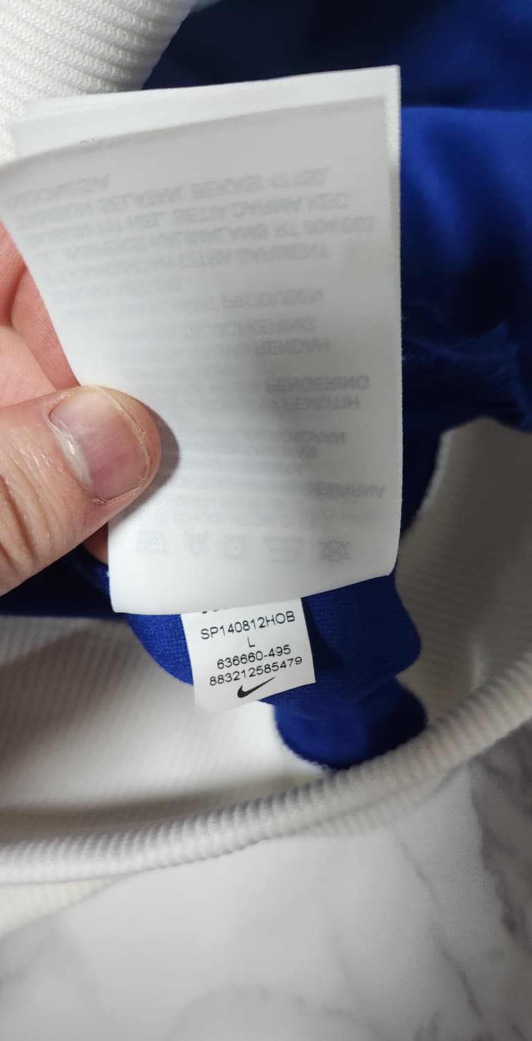 XL 나이키 LA 다저스 흰파 트레이닝 져지 자켓 NBA 상품이미지8