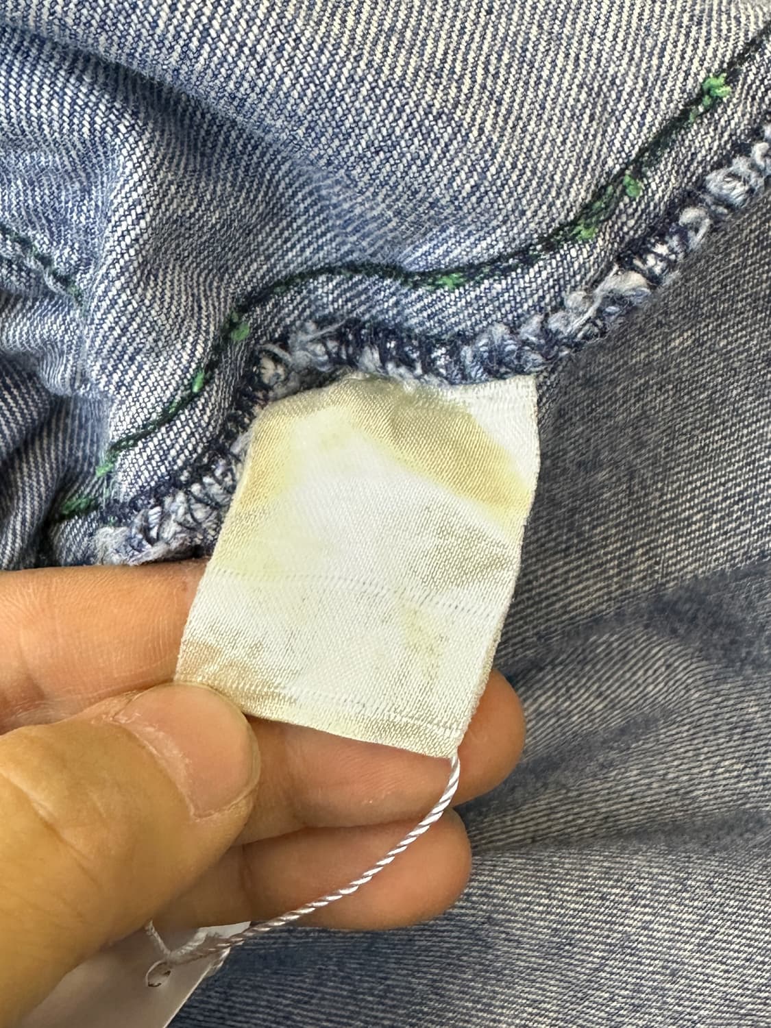 인터내셔널 뮤직 90s 데님 스티치 자켓 상품이미지7