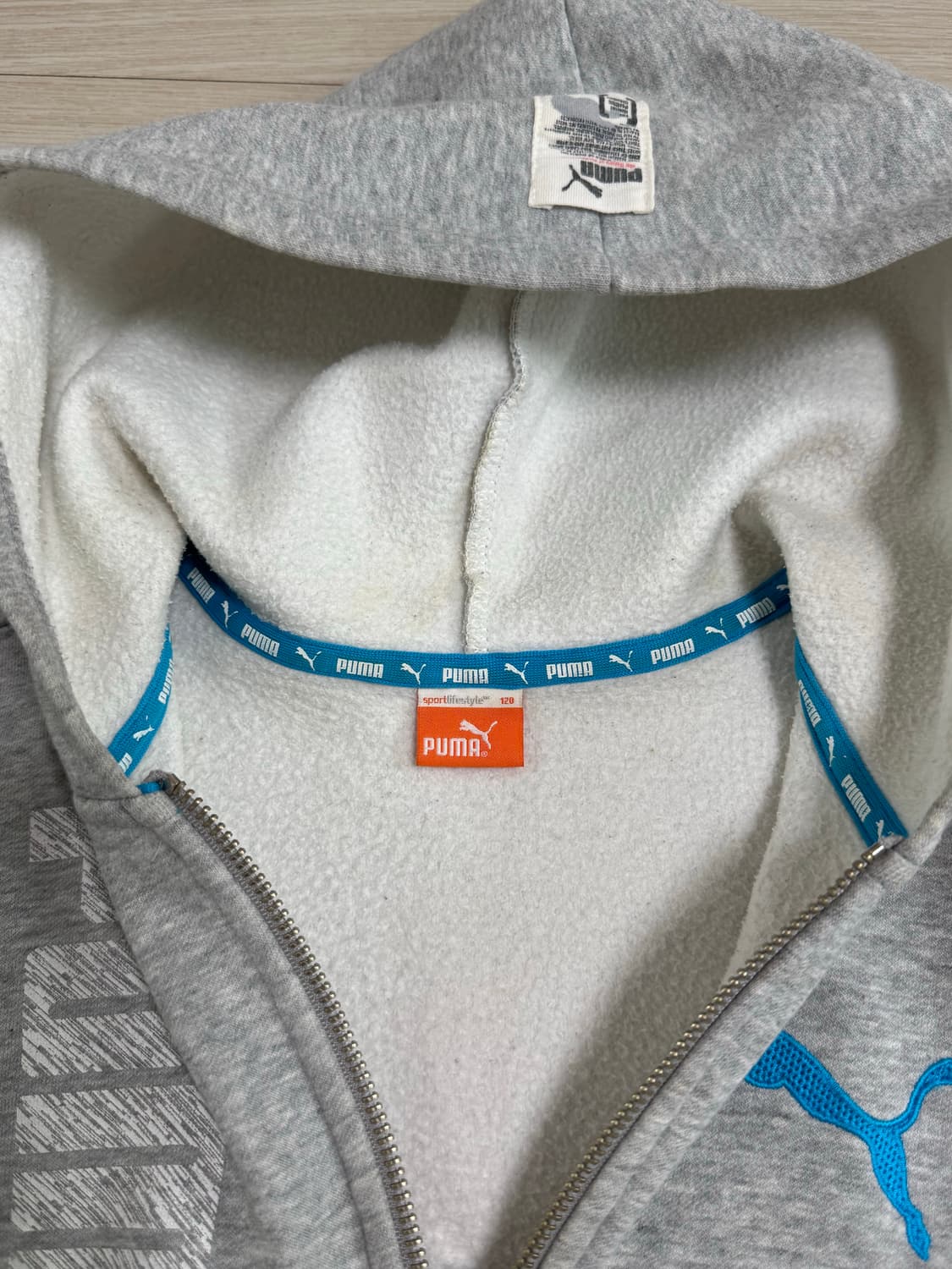 슬림핏 푸마 후드집업 상품이미지5