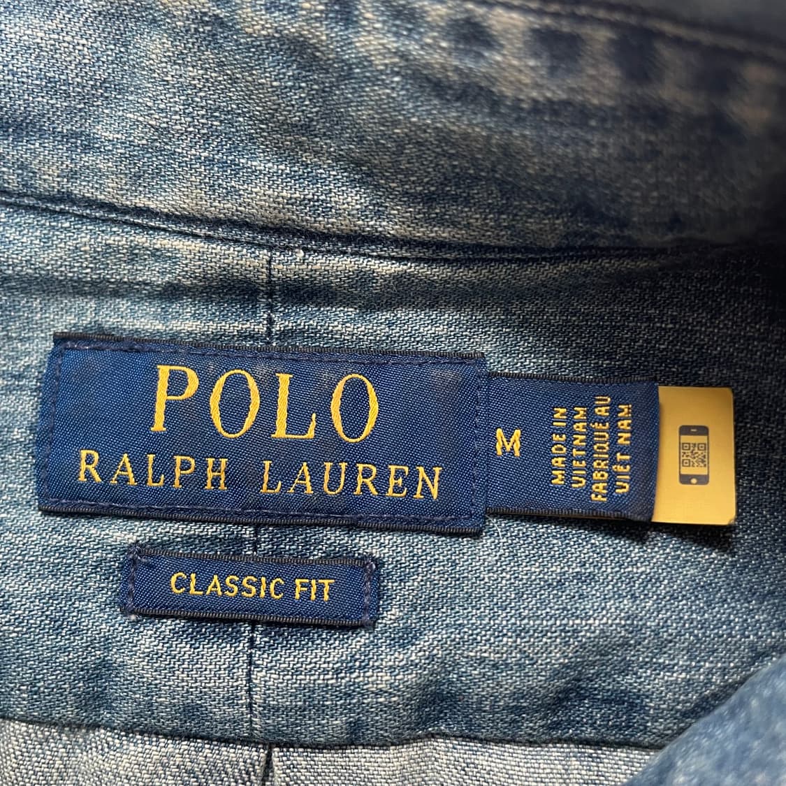 Polo 폴로 랄프로렌 현행QR 데님 샴브레이 셔츠 상품이미지4