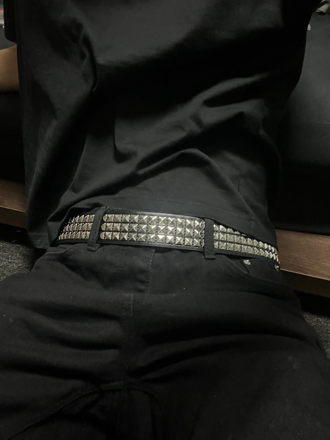 빈티지 스터드 벨트 상품이미지2