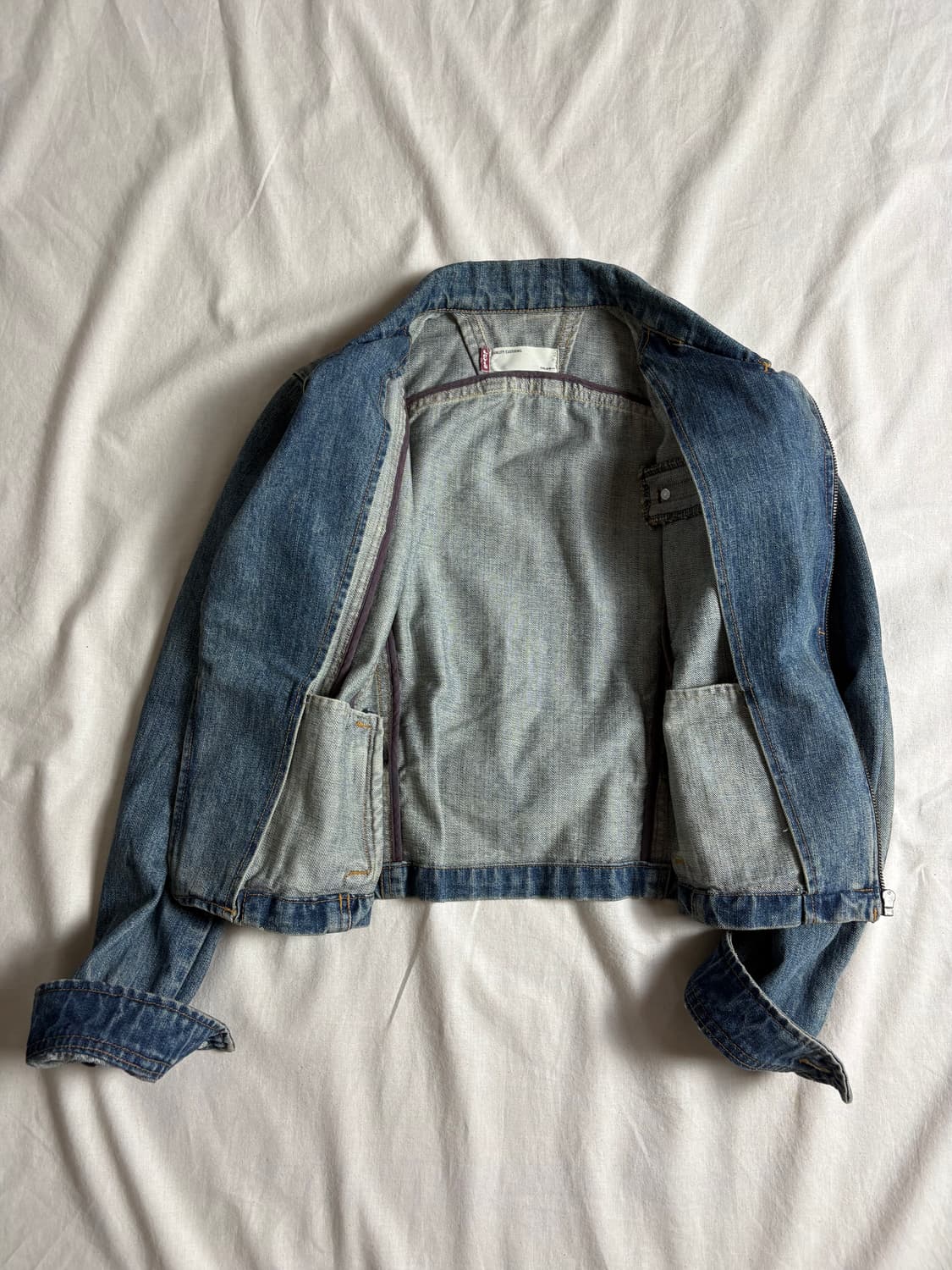 Levi's 리바이스 걸즈 데님 라이더 자켓 M 상품이미지3