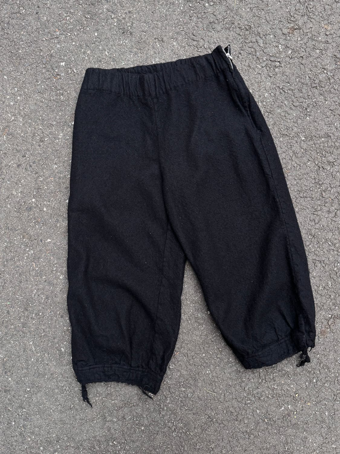 꼼데가르송 트리콧 크롭드 트라우저 울 팬츠  상품이미지1