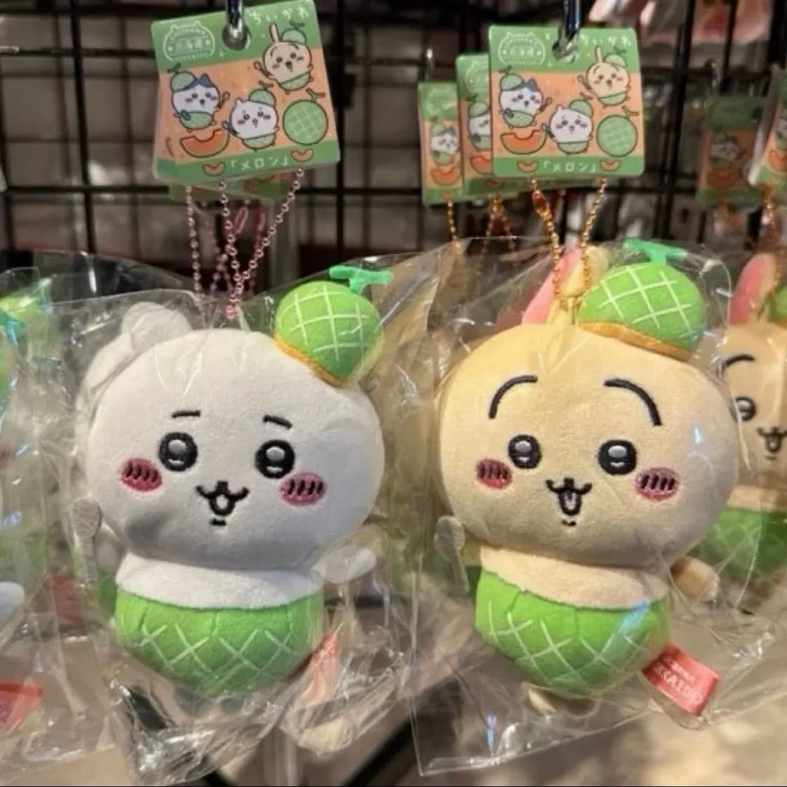 [훗카이도한정판/새상품] 멜론 메론 먼작귀 치이카와 우사기 인형 키링 상품이미지1