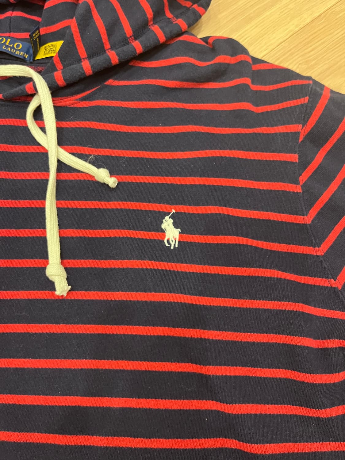 POLO Ralph Lauren Stripe Hood(NAVY/RED) 상품이미지4