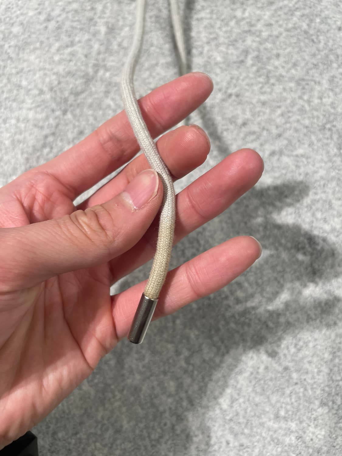 타임 옴므 그레이 울 부클 후디 상품이미지10