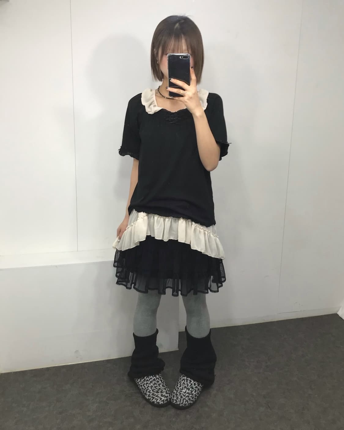 𖤐 블랙 프릴 코디 set𖤐  상품이미지4