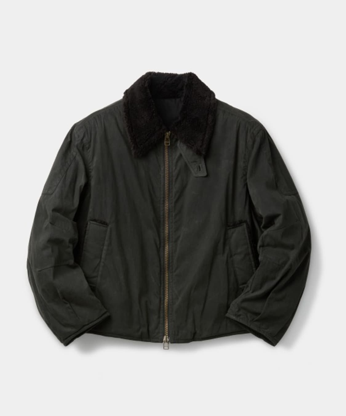 쿠어 왁스드 데크 자켓 그린 상품이미지1