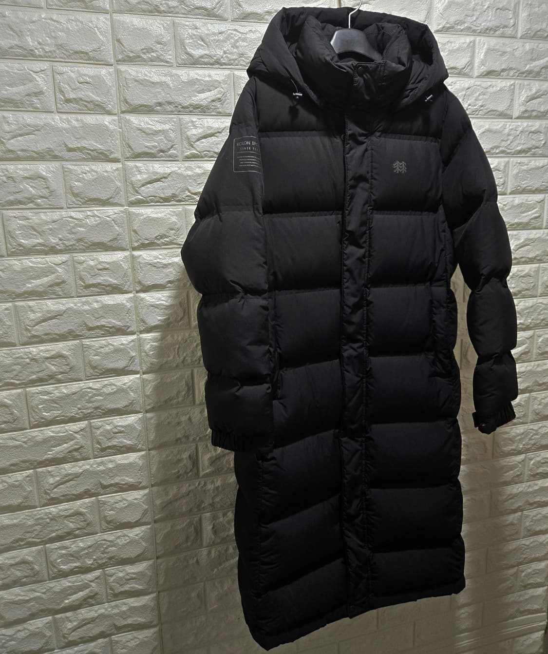 코오롱스포츠 구스다운 롱패딩 점퍼 90 상품이미지3