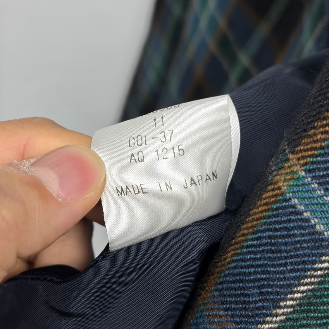 아쿠아스큐텀 타탄 블레이저  상품이미지6