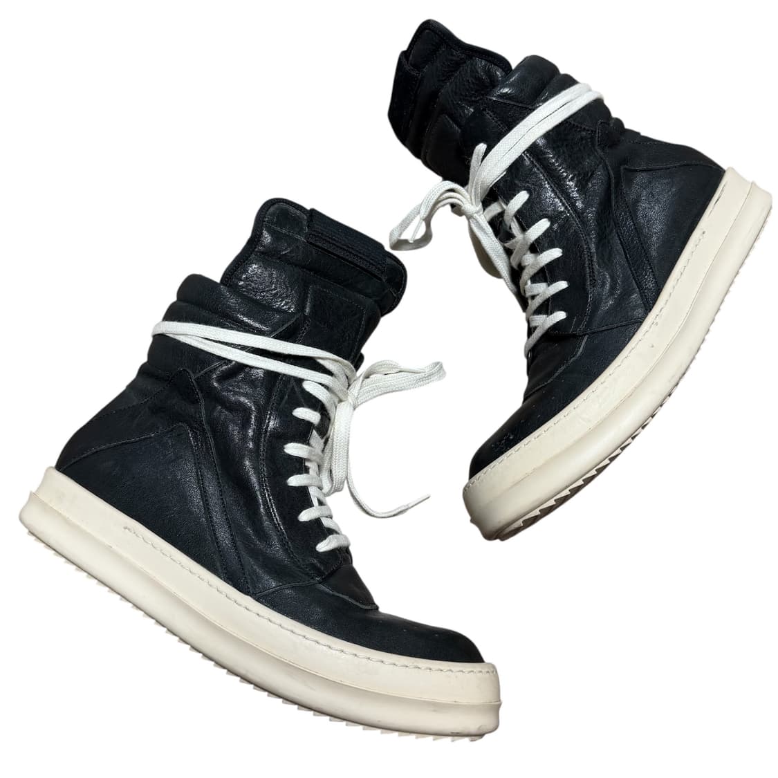 (극미중고) 릭오웬스 지오바스켓 검검흰 38사이즈 상품이미지2