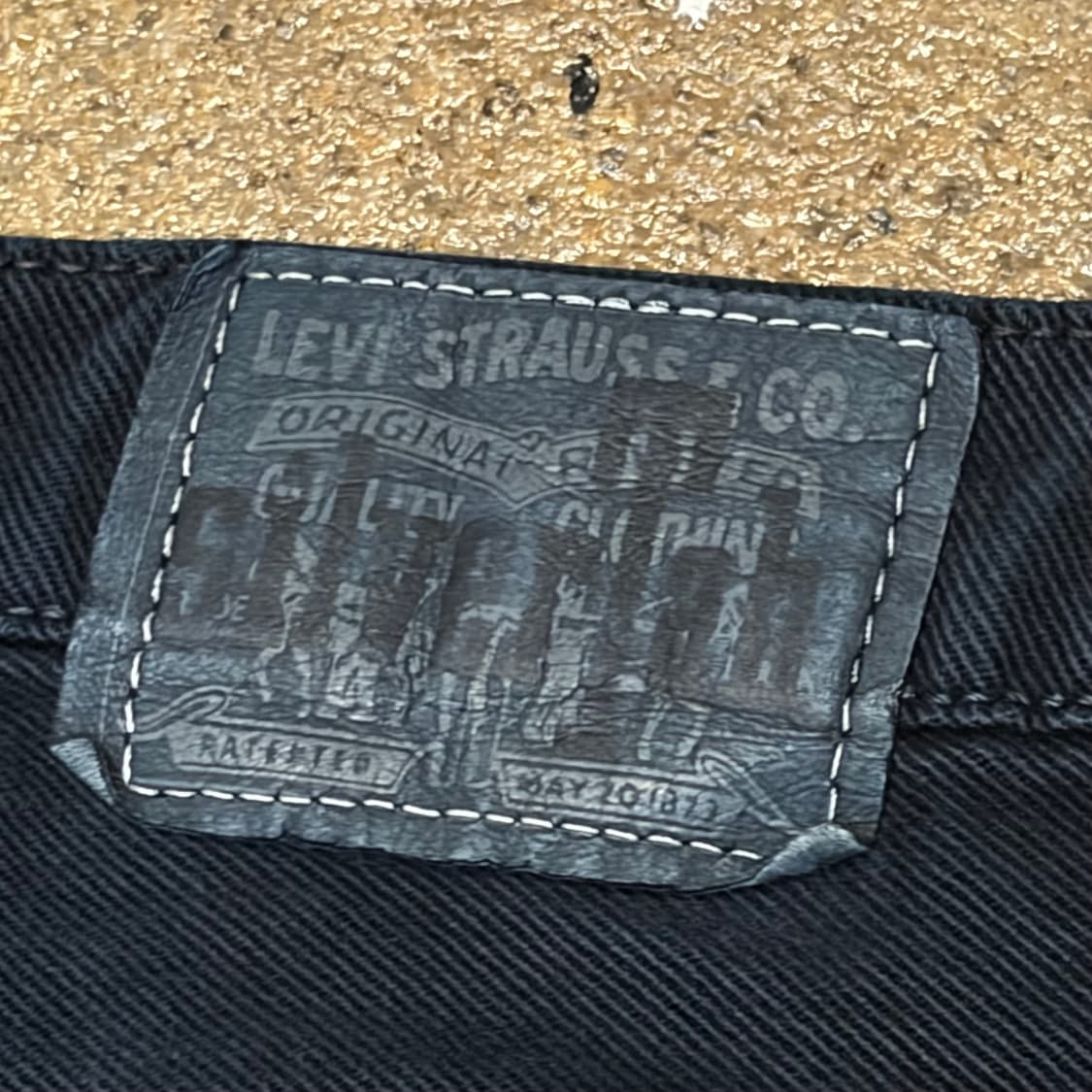 90s 미국 빈티지 리바이스 실버탭 슬림핏 블랙진 청바지 상품이미지9