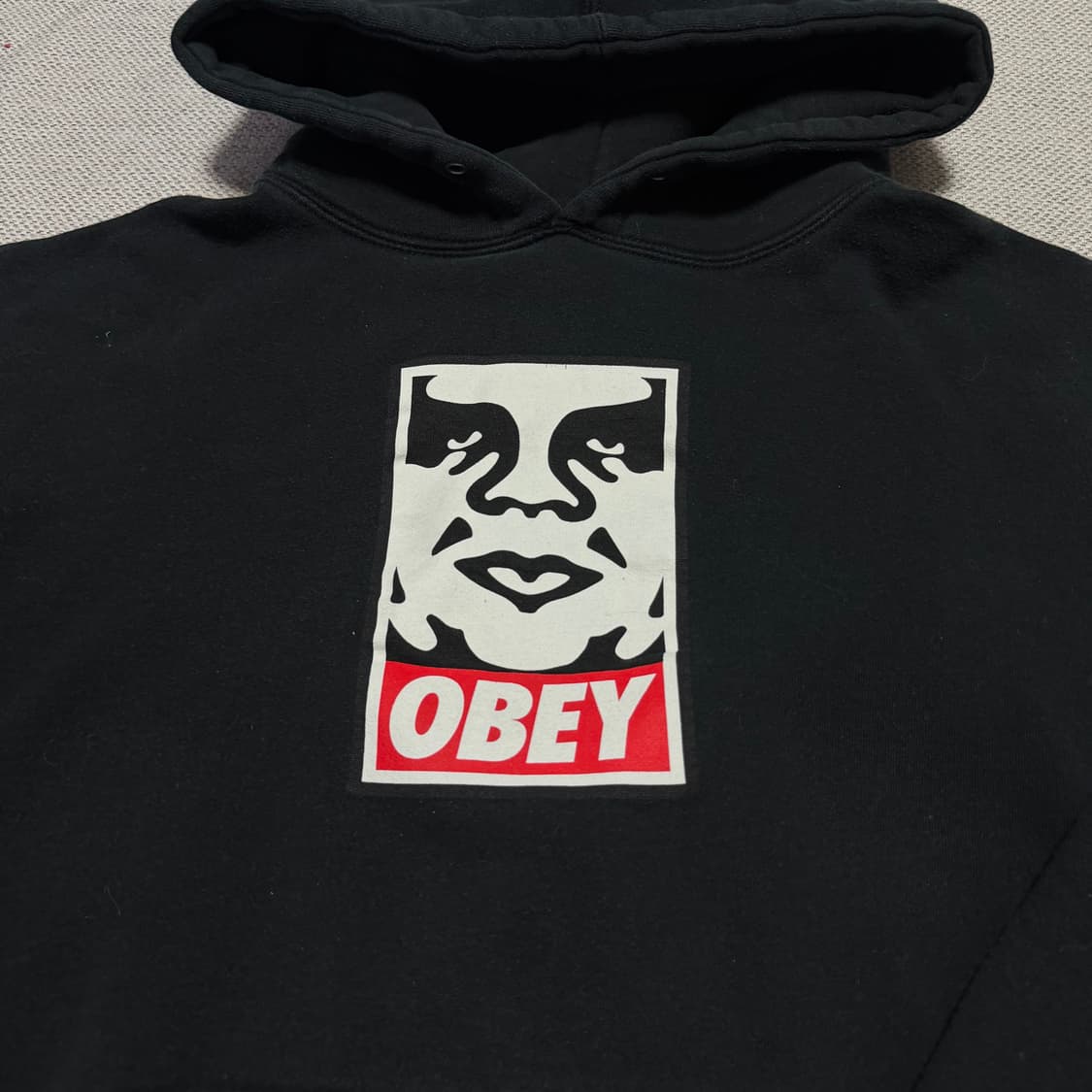 오베이 OBEY 빅로고 후드티 상품이미지2