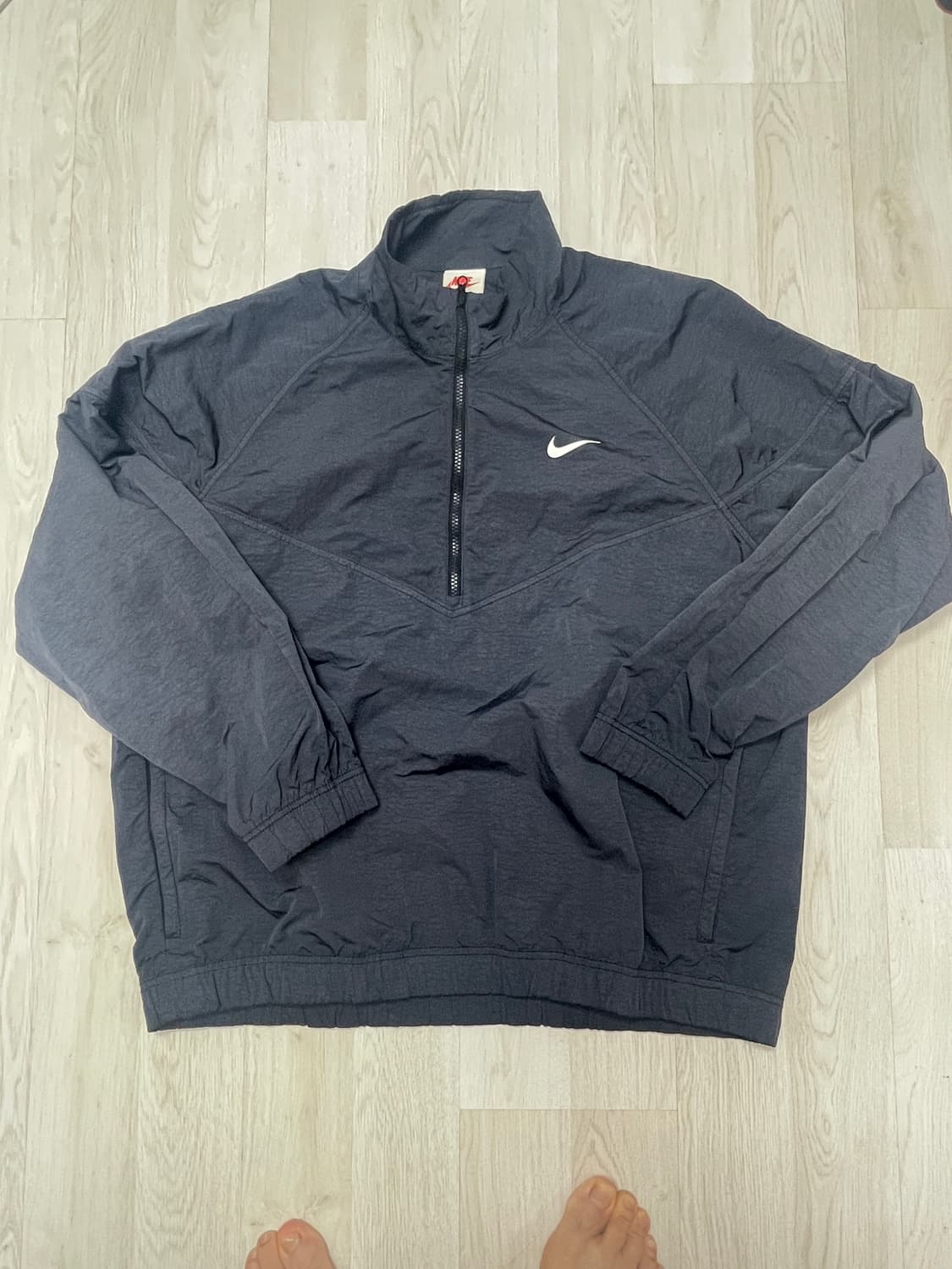 M 나이키 스투시 윈드러너 아노락 블랙 상품이미지1