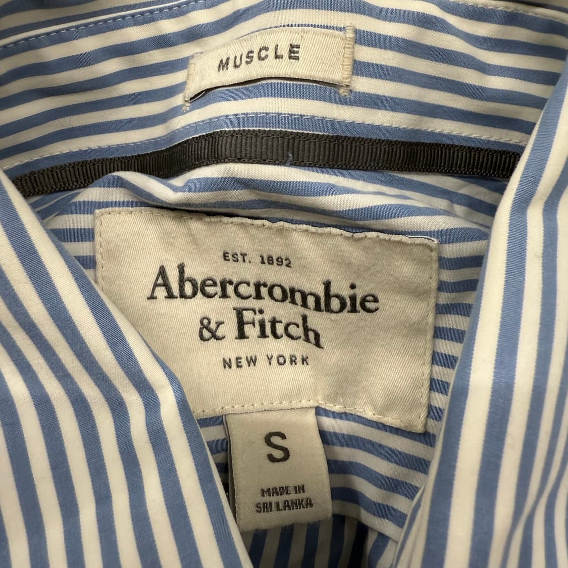 [정품/S] 아베크롬비 스트라이프 셔츠 b18 상품이미지5