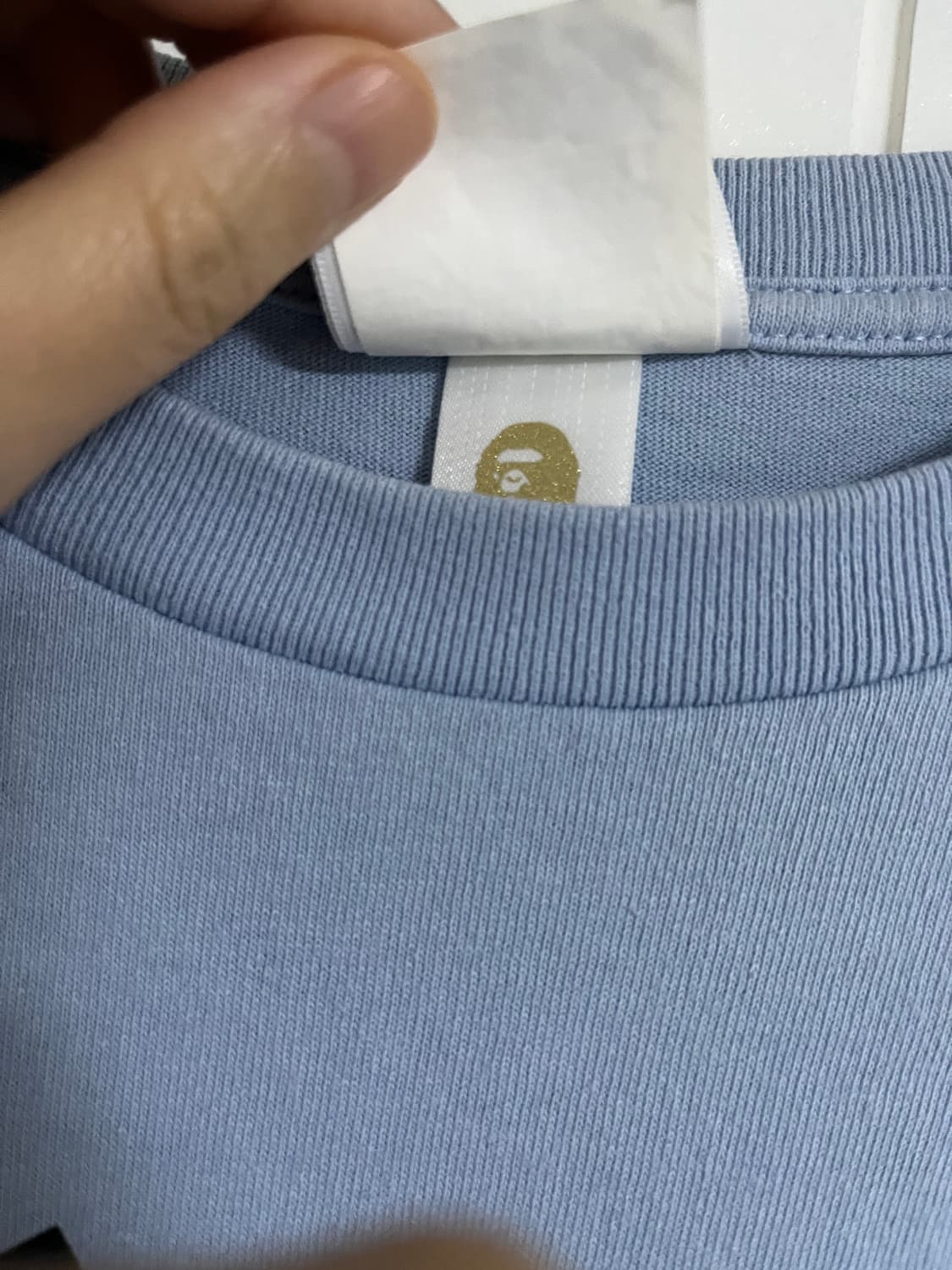 베이프 브로큰 컬리지 반팔티 L 상품이미지4