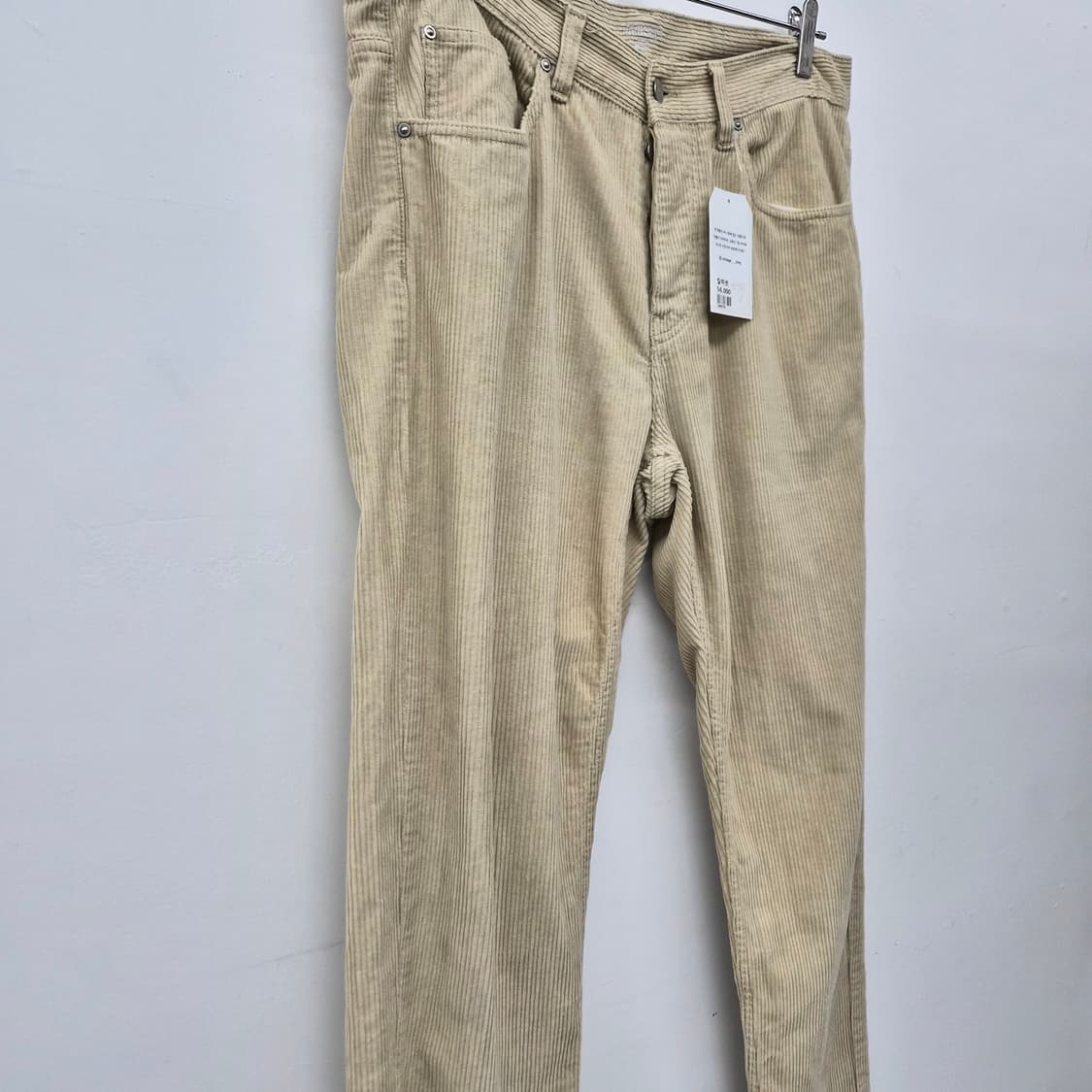 칼하트 베이지 코듀로이 골덴 바지 남성 33in 상품이미지2