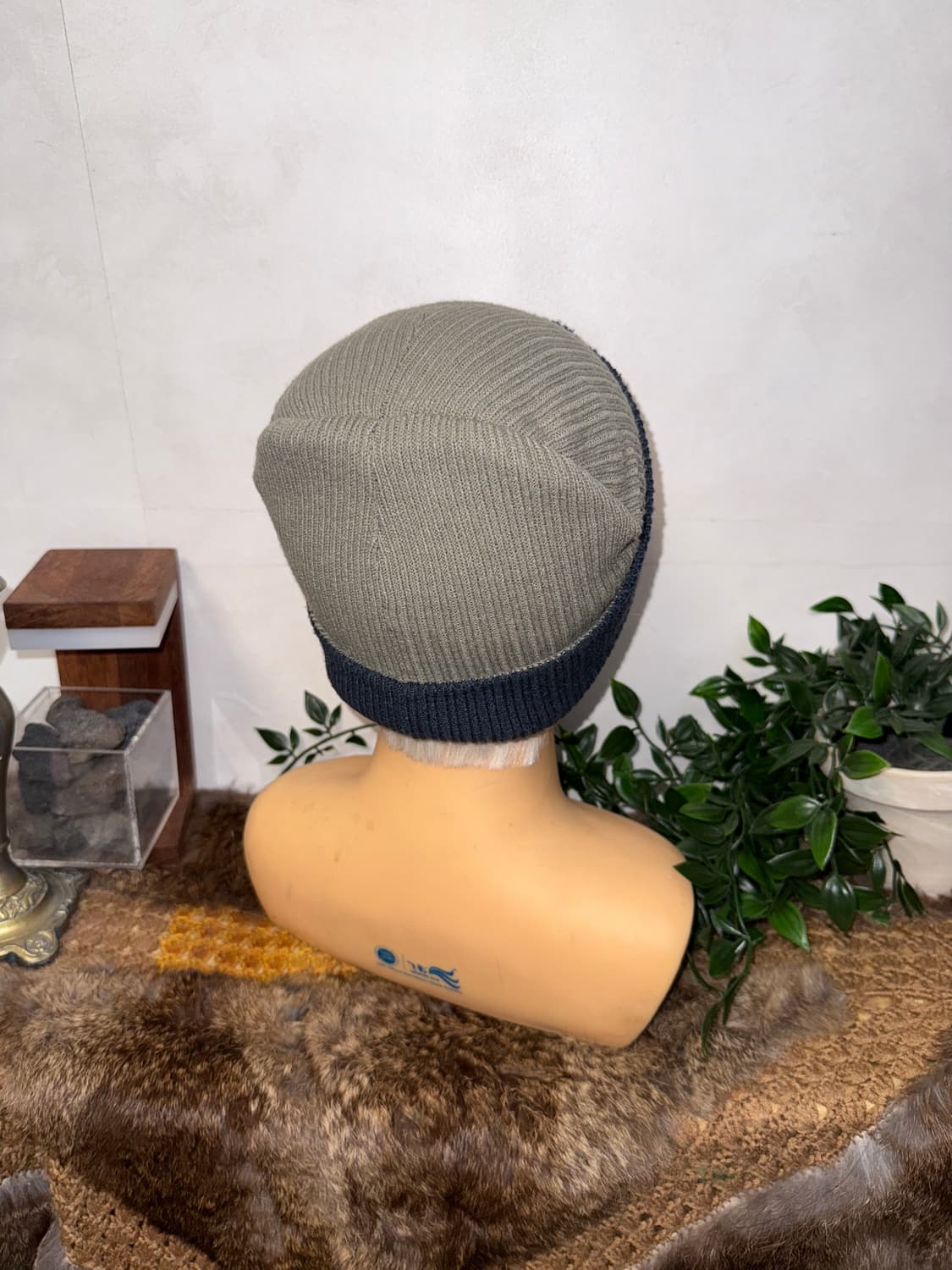 NIKE gray navy reversible beanie  상품이미지5