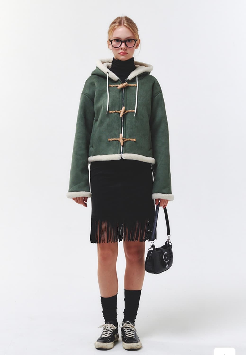 메인부스 Nomad Suede Crop Jumper(KHAKI)한정판매 상품이미지4