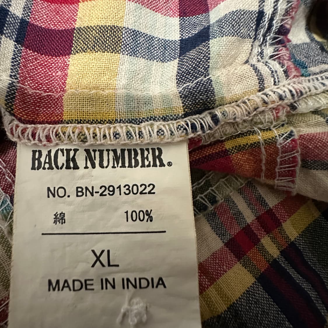 BACK NUMBER patchwork shirt 상품이미지6