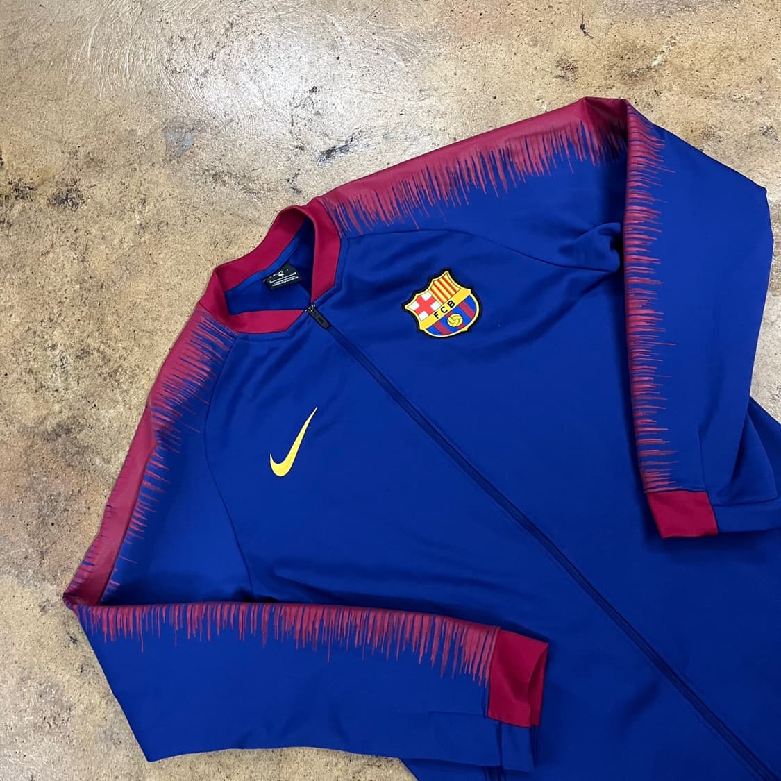 [정품/S] 나이키 FC 바르셀로나 트랙탑 져지 자켓 블루 b10 상품이미지1