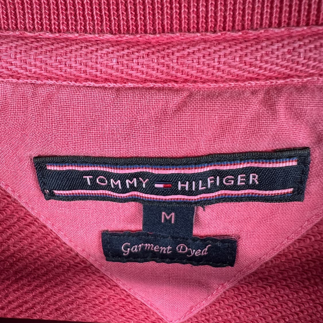 타미힐피거 가먼트 다이드 포켓 맨투맨 M-L 상품이미지4