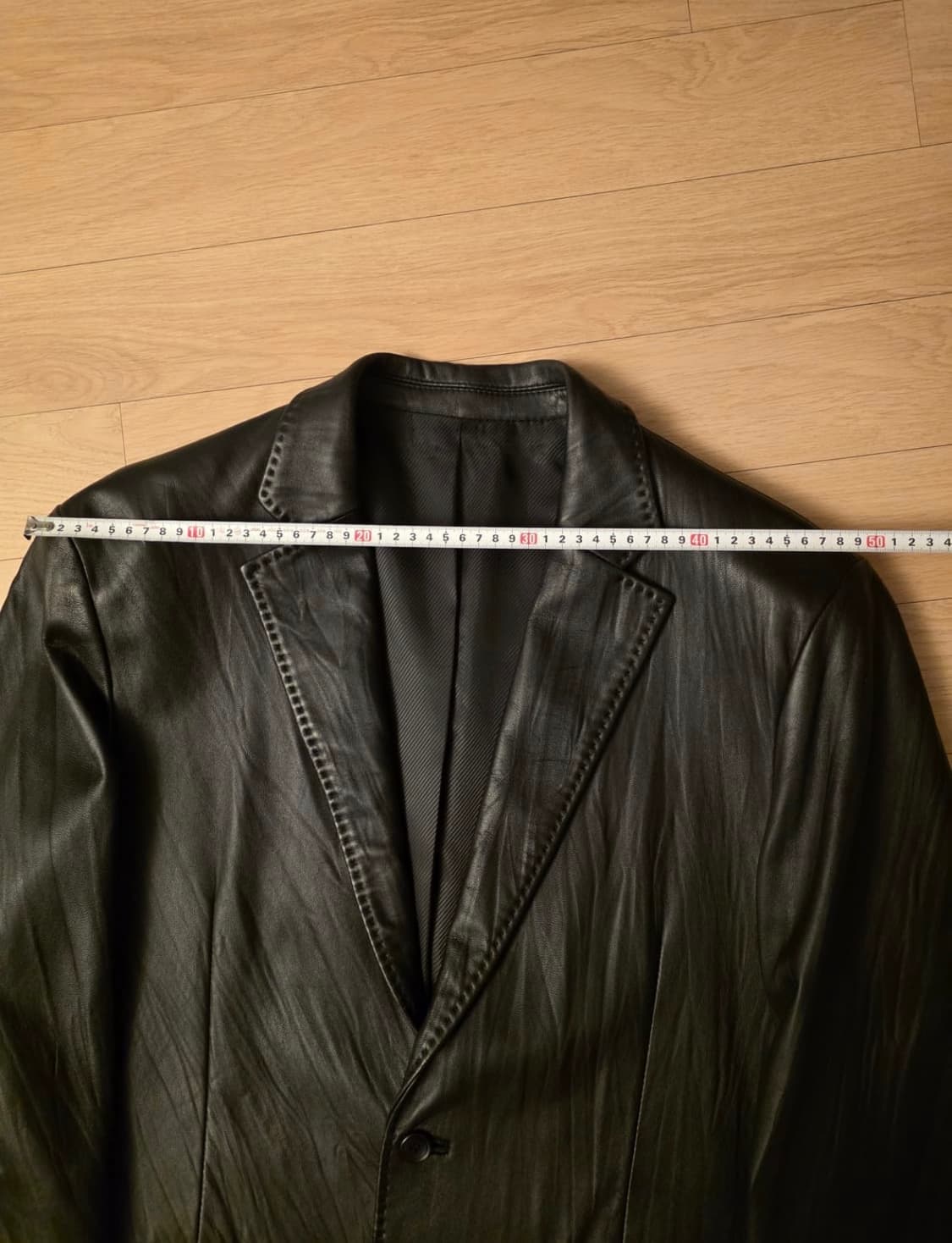 까르뜨 블랑슈 / 가죽 레더 블레이저 자켓 / 2xl 110 상품이미지5