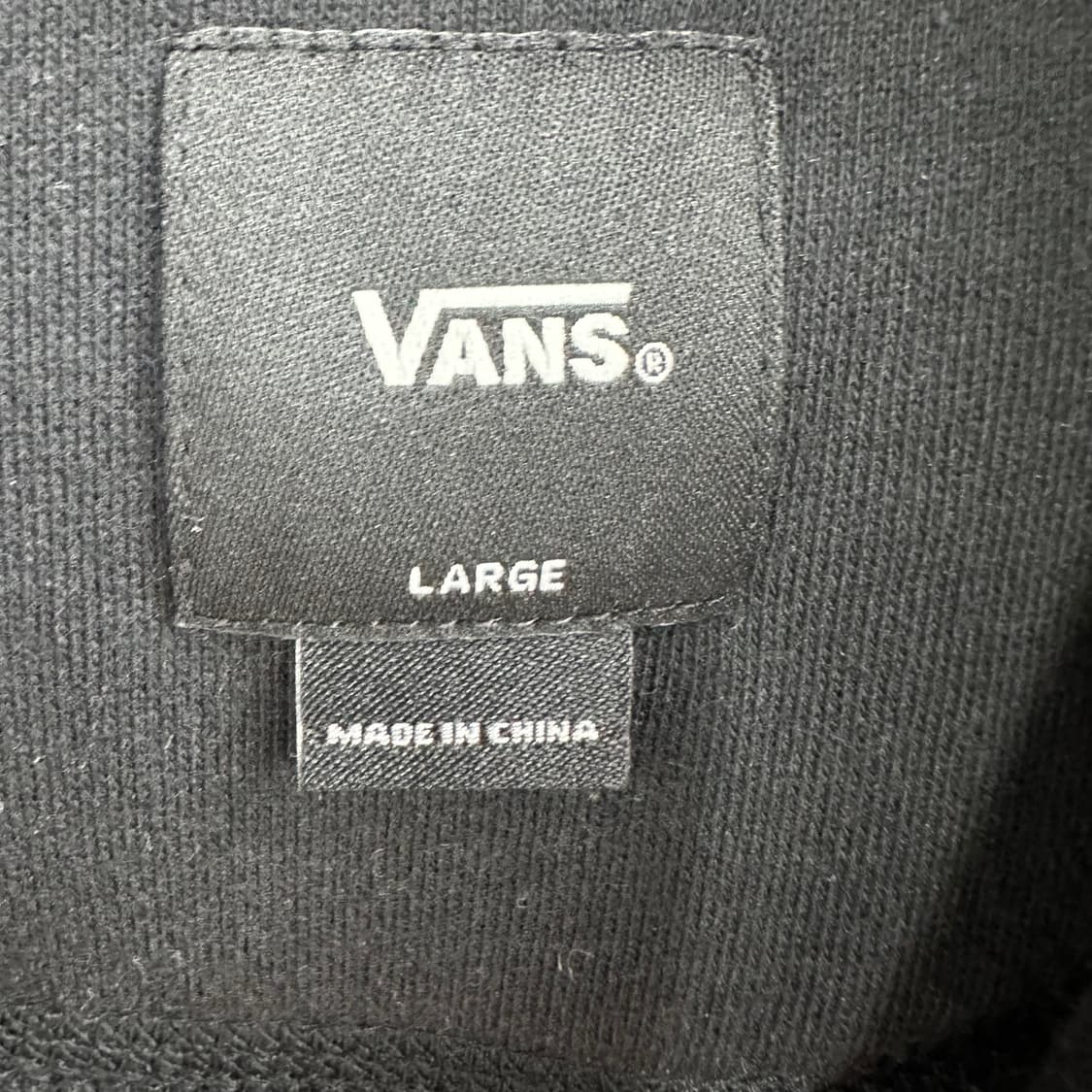 100 반스 남자 루즈핏 반집업 후드티 상품이미지3