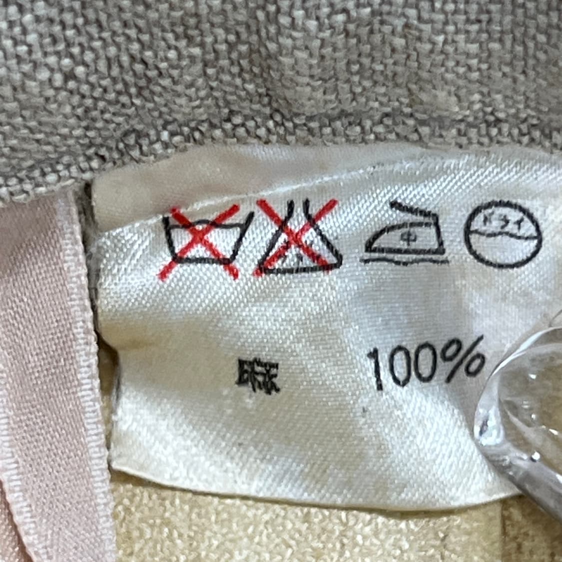 90's 이세이미야케 플랜테이션 린넨 턱 와이드 하프 팬츠  상품이미지7