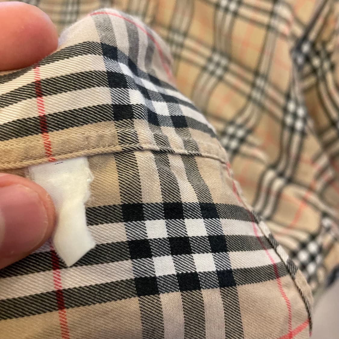 버버리 노바체크 셔츠 상품이미지4