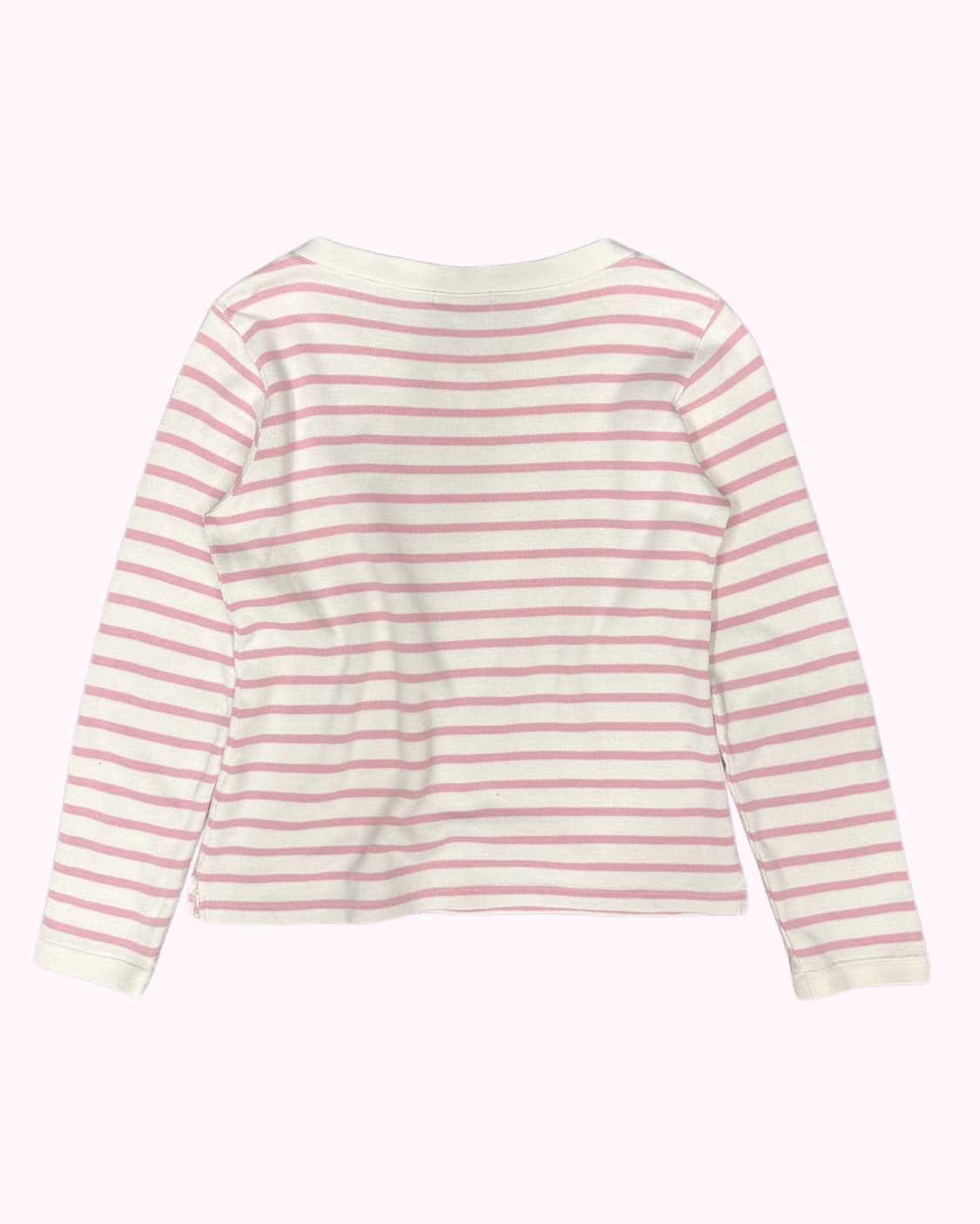 pink stripe logo t-shirt 상품이미지3