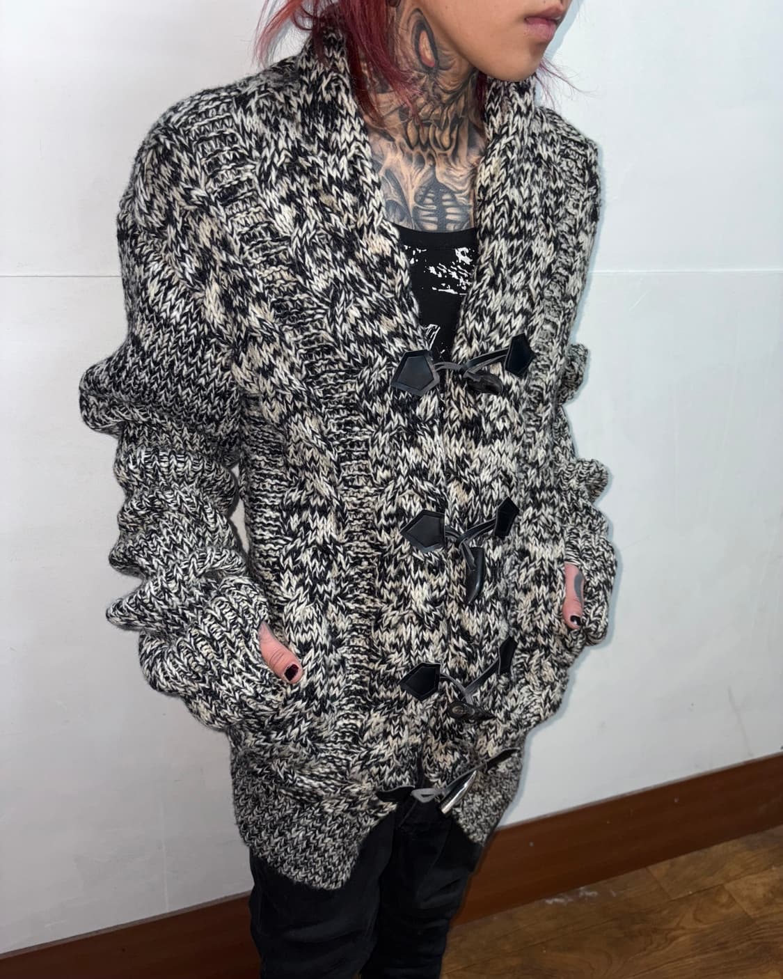 Buffalo bobs Noir Fang Toggle Knit  상품이미지2