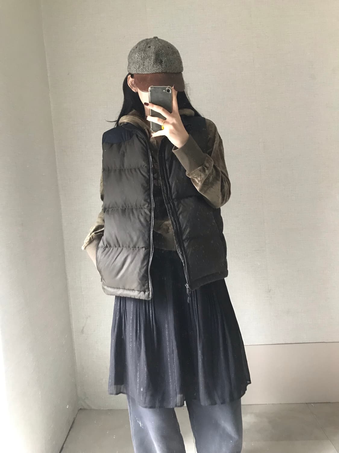 폴로 카키 패딩조끼 상품이미지4