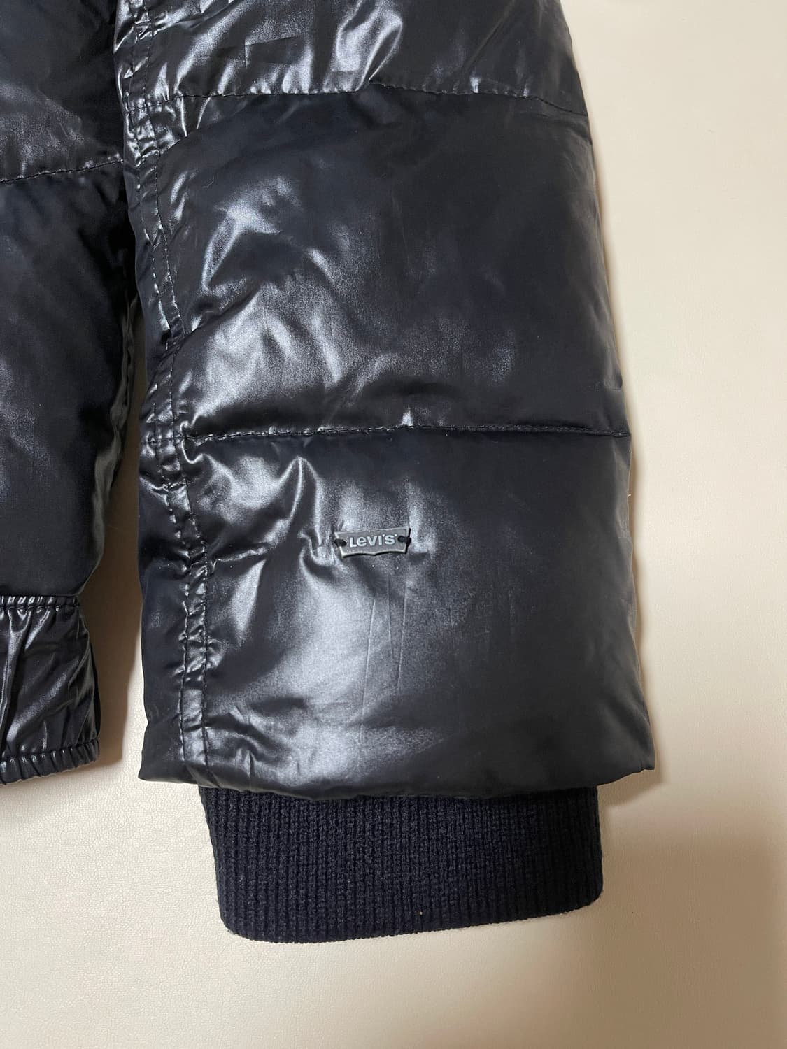 리바이스 00‘s 유광 덕다운 바이커 경량 패딩 점퍼 상품이미지5