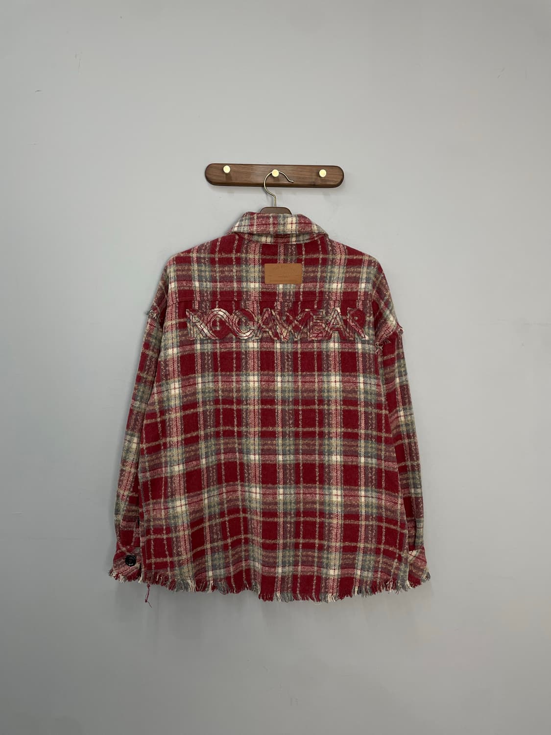 로카웨어 자수 빅로고 울 셔츠 H2139 상품이미지4