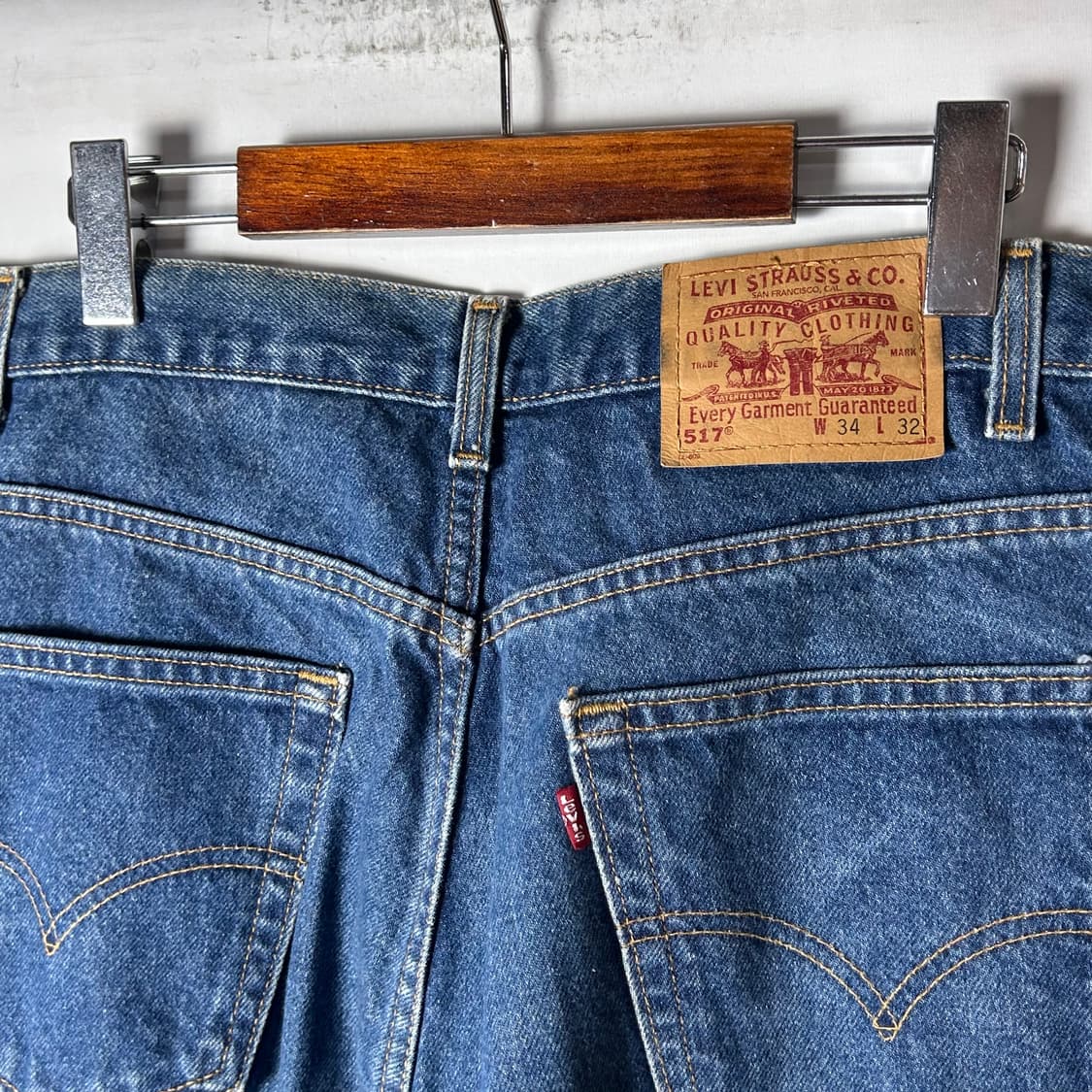 [Levi's] 00s 리바이스 517 부츠컷 워시드 데님팬츠 상품이미지6