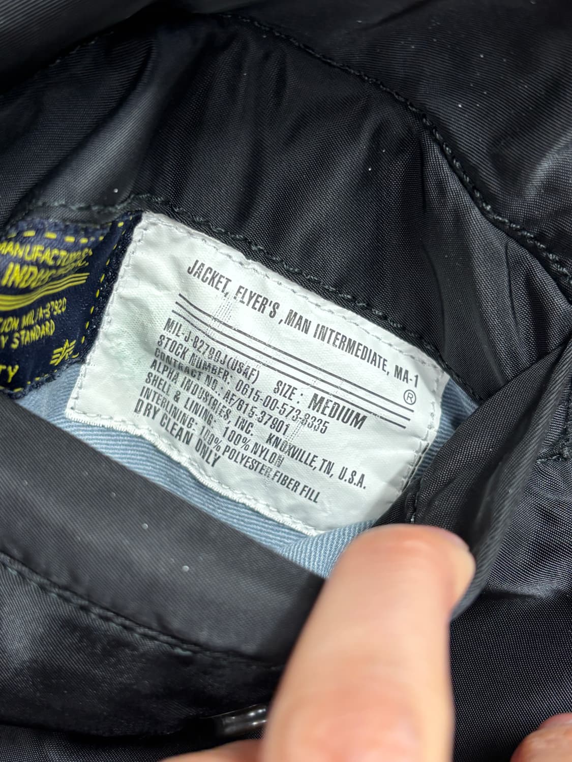 알파 인더스트리 MA-1 항공점퍼 M 상품이미지9