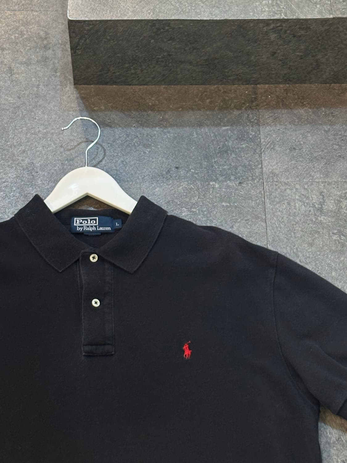 폴로 랄프로렌 반팔 PK 카라티 블랙 상품이미지4