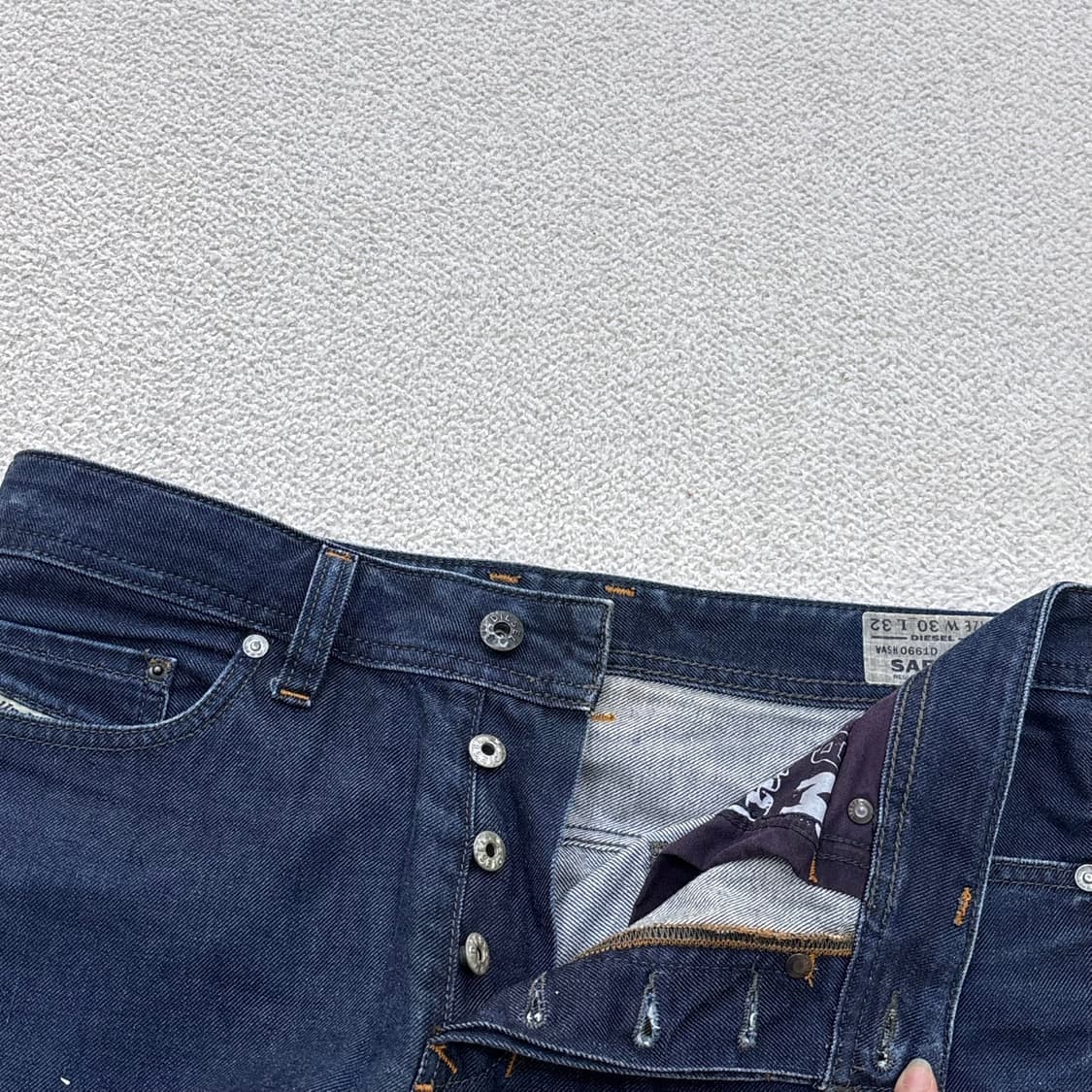 W30 디젤 빈티지 스트레이트 데님 팬츠 0326E 상품이미지6