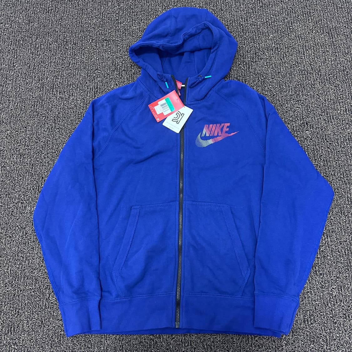 [새상품] NIKE 나이키 후드집업 블루 XL 상품이미지1