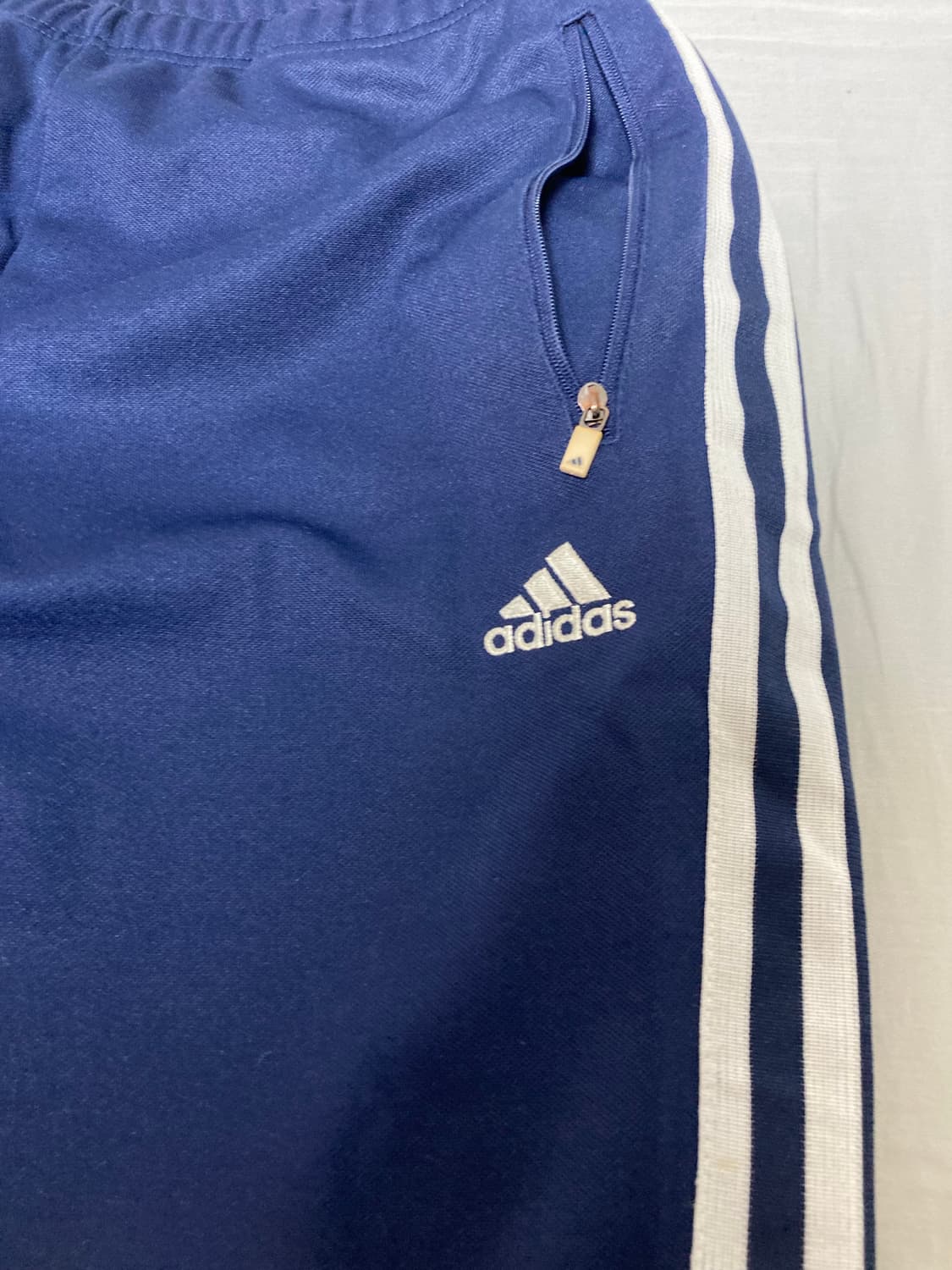 아디다스 네이비 트레이닝 니트펜츠 상품이미지2