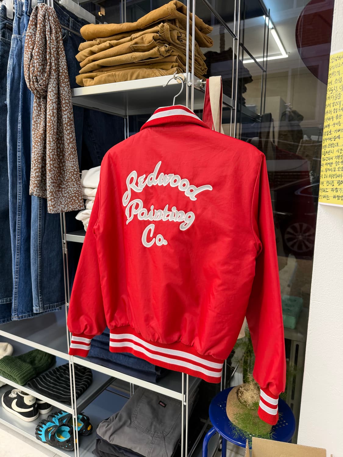 Redwood painting nylon jacket 상품이미지2