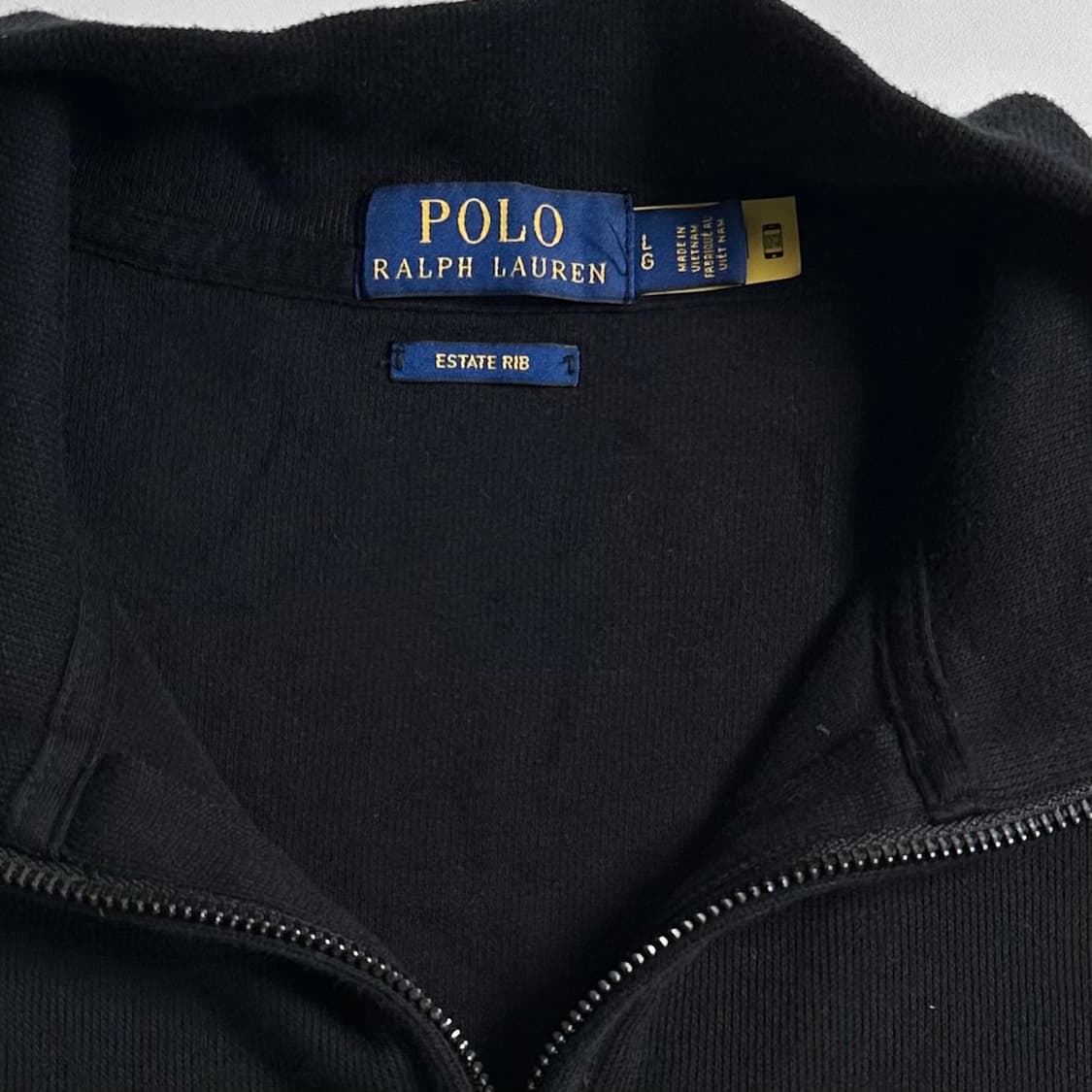 폴로 랄프로렌 블랙 반집업 상품이미지6