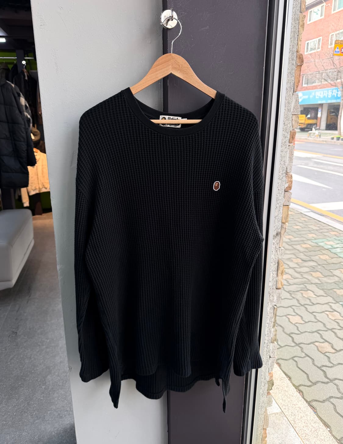 .XL/ 베이프 미니사루 와플 스웻 니트 상품이미지2