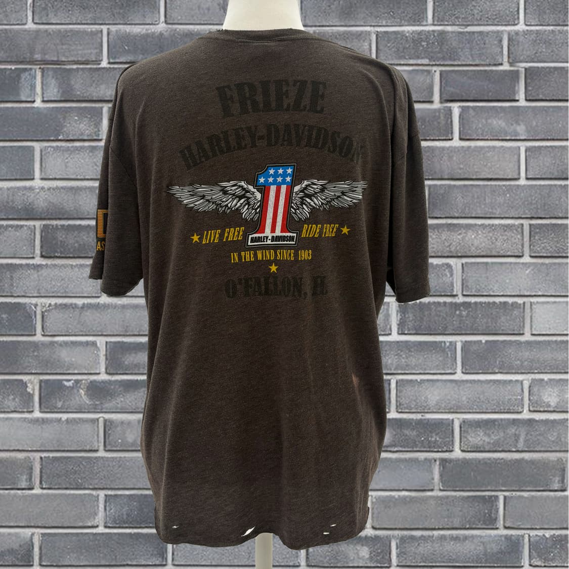 할리데이비슨 빈티지 반팔 티셔츠 상품이미지2
