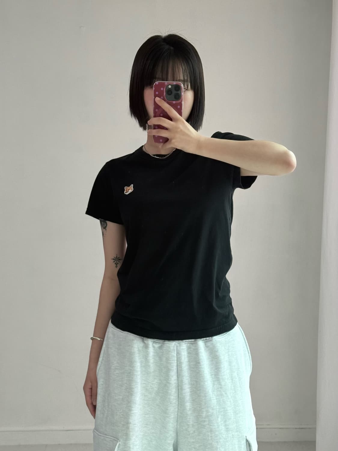 메종키츠네 폭스 반팔티 상품이미지1