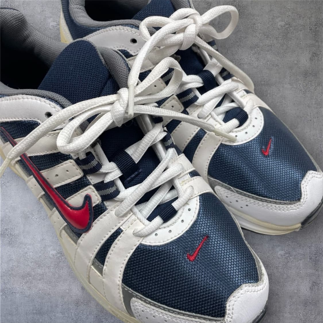 나이키 Nike 네이비 화이트 어드밴티지 레트로 러닝 스니커즈 250 상품이미지5