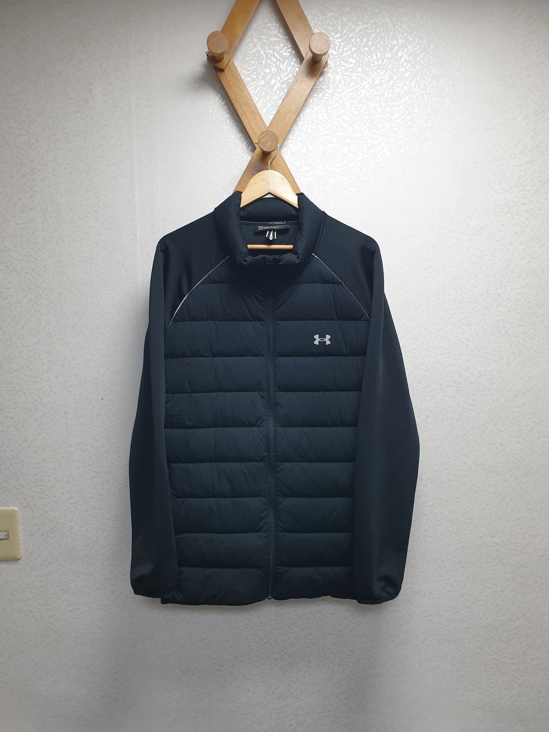 [xxxl/23년] 언더아머 골프 경량패딩 블랙 상품이미지2