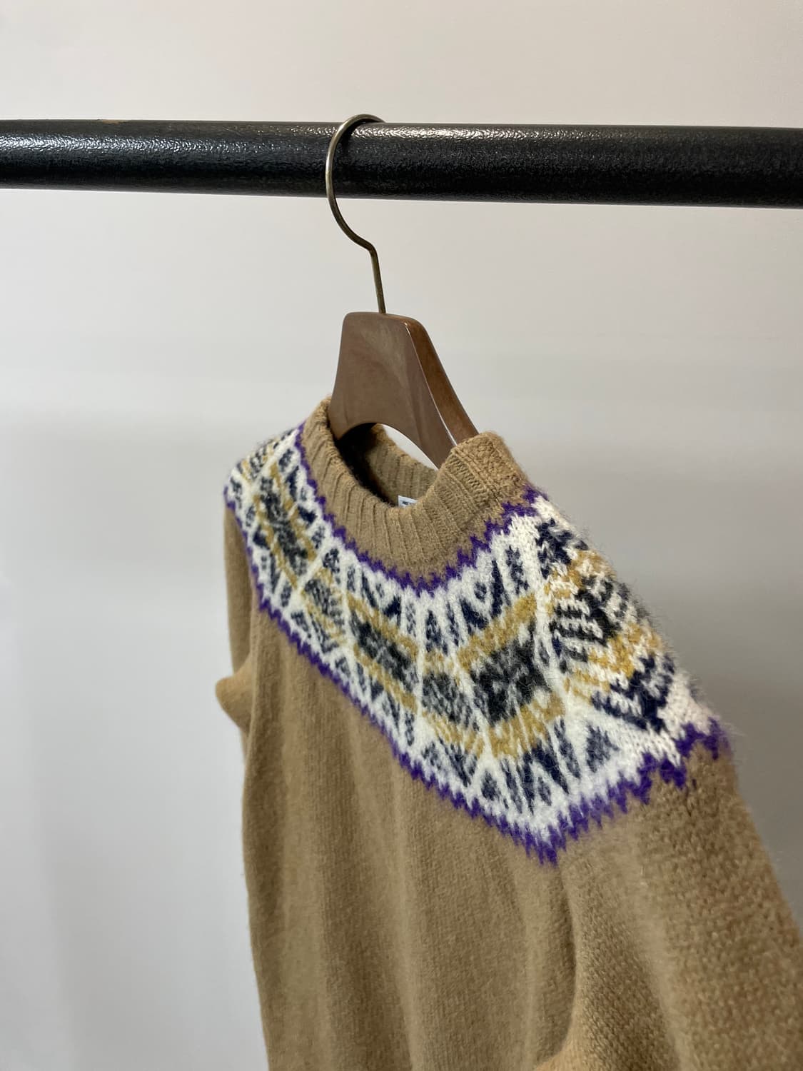 Shetland island 스코틀랜드 퓨어 울 니트 상품이미지2